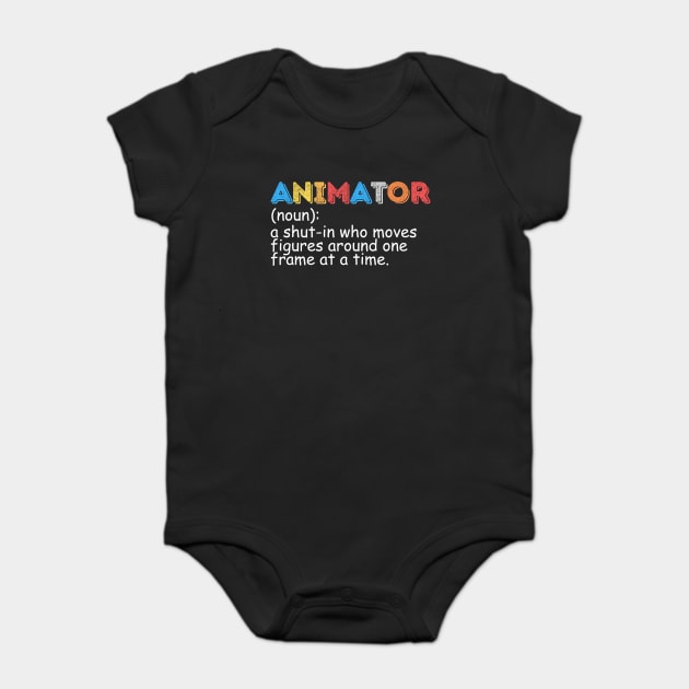 Animator Definition Baby Bodysuit by The WYLD Tribe